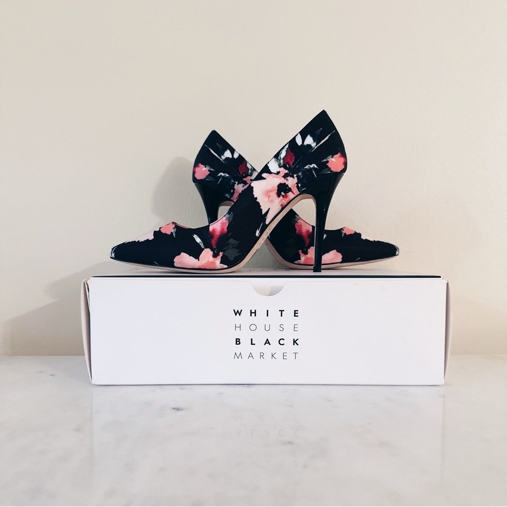 NEW Olivia floral pumps by White House Black Market